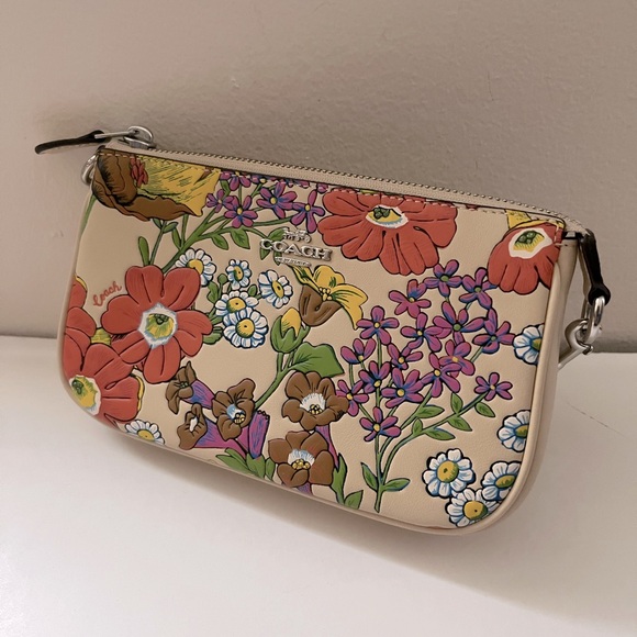 NWT - COACH Nolita 19 With Floral Print - Smooth Leather - CR365 $238 - Picture 6 of 9